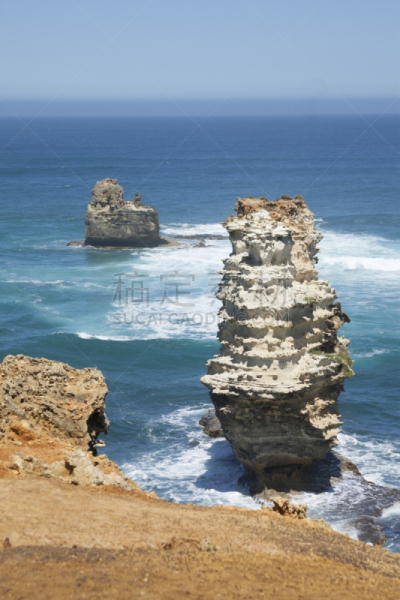 大洋路,海岸线,沃纳姆堡,阿波罗小镇,巴思海峡,坎贝尔海港,垂直画幅,无人,户外,海滩