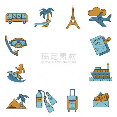 矢量,设计师,直的,计算机图标,潜水挡板,邮轮,浮潜,呼吸管