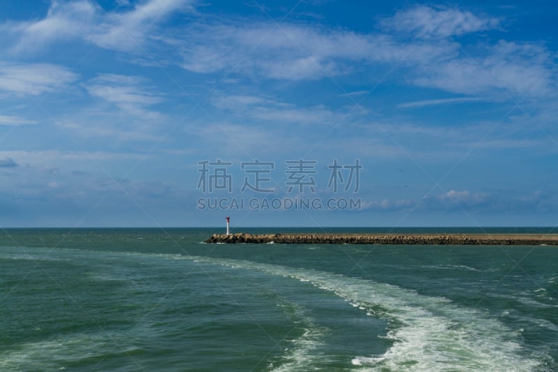 敦克尔克,海港,白昼,现代,建筑物门,天空,水平画幅,无人,欧洲,海峡