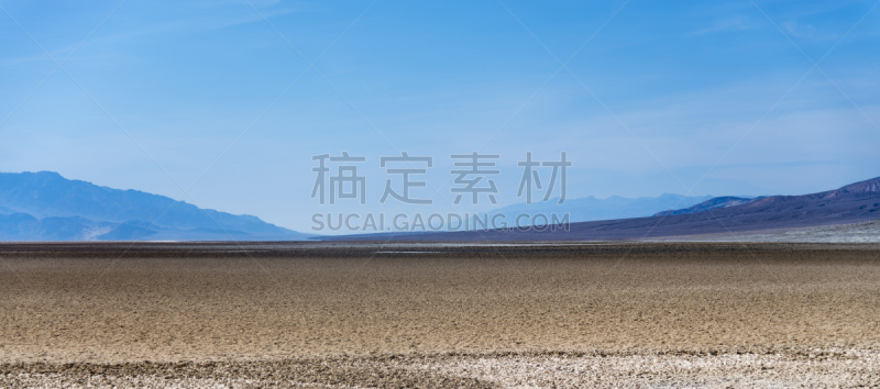 火炉溪,恶水盆地,死亡谷沙漠,盐滩,美国西部,沙子,泥土,夏天,美洲,著名景点