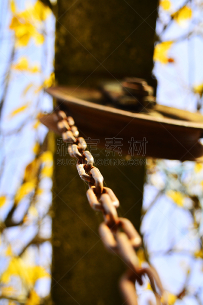 链,喷泉,前景聚焦,滑车,水洞湖,垂直画幅,美,车轮,外立面,古老的
