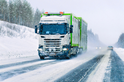 雪,拉普兰,冬天,芬兰,路,卡车,暴风雨,重的,气候,拖车