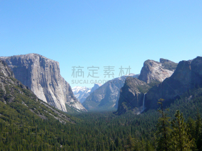 bridalveil meadow,摇滚乐,自然,水平画幅,秋天,无人,夏天,户外,加利福尼亚,山
