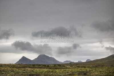科雷曼德,西开普省,南非,在之间,克拉伦斯,山,月桂树,桨叉架船,风景,驾车