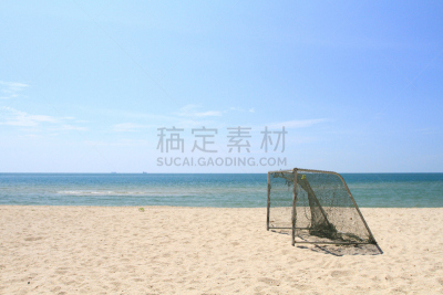 巴蜀,泰国,海滩,自然美,天空,蓝色,自然,水平画幅,沙子,无人