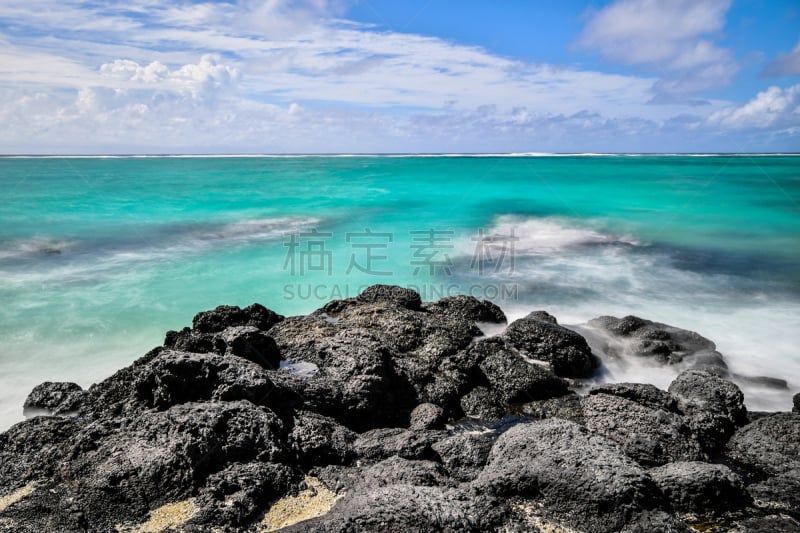 水,天空,水平画幅,沙子,无人,户外,罗德里格斯岛,白色,海滩,风景