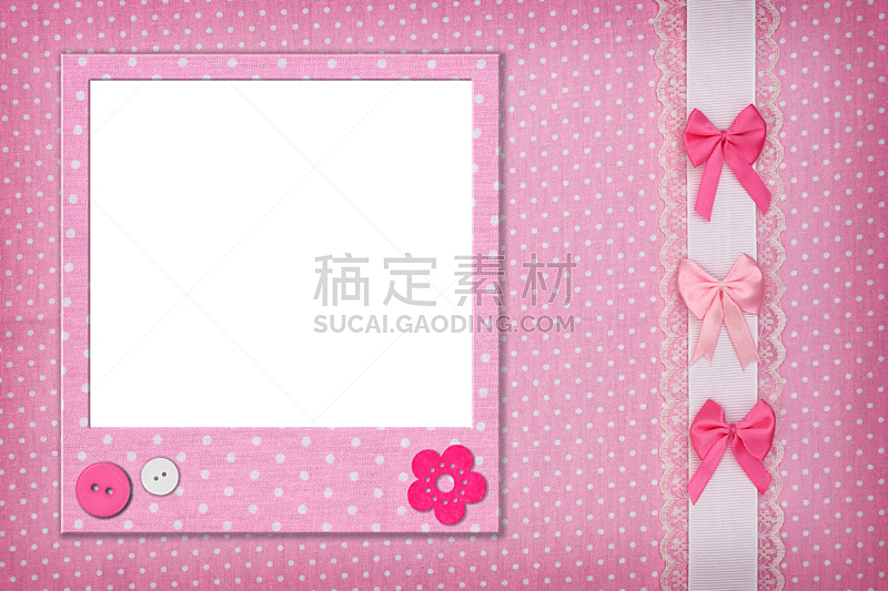 粉色,圆点,背景聚焦,边框,式样,水平画幅,纺织品,无人,2015年,标签