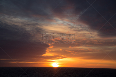 水,天空,美,水平画幅,夜晚,无人,曙暮光,夏天,户外,云景