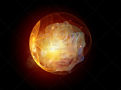设计元素,纳米技术,绘画插图,实验室,明亮,黑色背景,想法,粒子,构图,同心