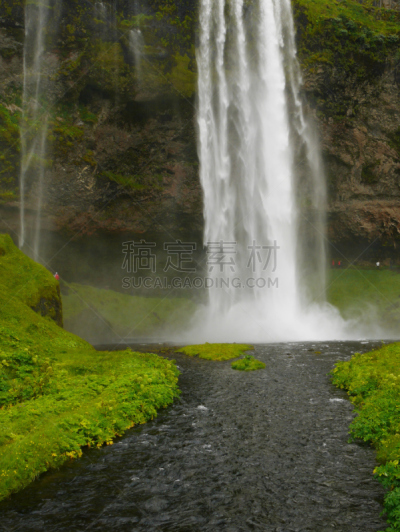 seljalandsfoss waterfall,冰岛国,垂直画幅,水,地形,瀑布,无人,小溪,户外,河岸