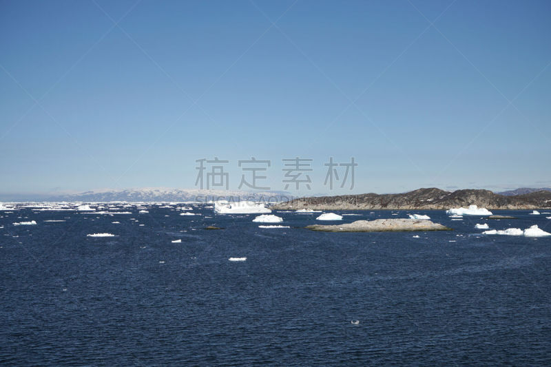 北冰洋,冰山,北极,格陵兰,天空,风,气候,雪,北美,戏剧性的景观