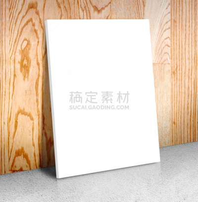 边框,木制,混凝土,白色,空白的,墙,室内地面,商务,倾斜视角