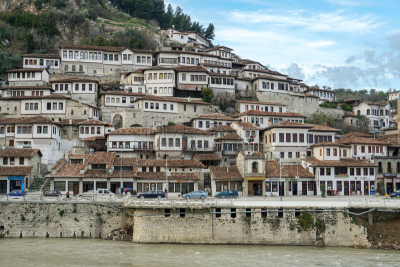 Ottoman Styles Homes in Berat, Albania