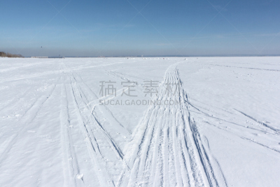 雪,俄罗斯,西伯利亚,脉搏图,雪上汽车运动,冻结的,水面,仅一名男孩,水库