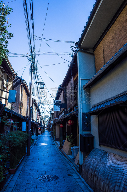 京都市,日本,垂直画幅,祗园,巷,无人,城镇,户外,摄影