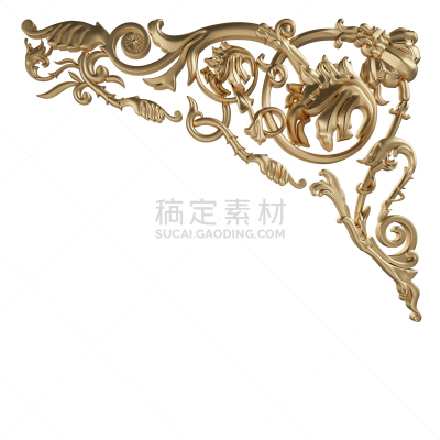 白色背景,装饰品,黄金,个人随身用品,符号,珠宝,偏远的,复杂,部分,漩涡形