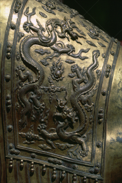 黄铜,龙,故宫,垂直画幅,艺术,旅游目的地,无人,北京,国际著名景点,中国