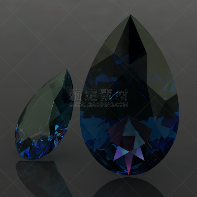 坦桑黝帘石,碧玺,蛋白石,立方氧化锆,黄玉,矿物质,黄金,宝石,形状,梨