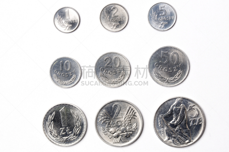 古老的,波兰,白色,水平画幅,无人,金融,波兰兹罗提,组物体,金融和经济,商务