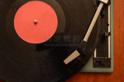 唱盘,唱片,钟针,40-80年代风格复兴,留声机的拾音臂,留声机,dj俱乐部,有序,水平画幅,进行中