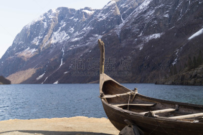 松恩峡湾,水,水平画幅,雪,瀑布,户外,德国北海地区,湖,维京人