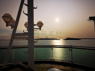 邮轮,海洋,度假胜地,休闲活动,客船,水平画幅,夜晚,无人,夏天,户外