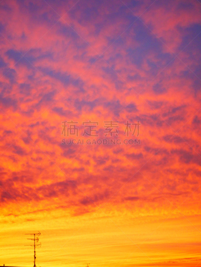 云,天空,纯净,云景,黄昏,色彩鲜艳,户外,晴朗,色彩渐变,看