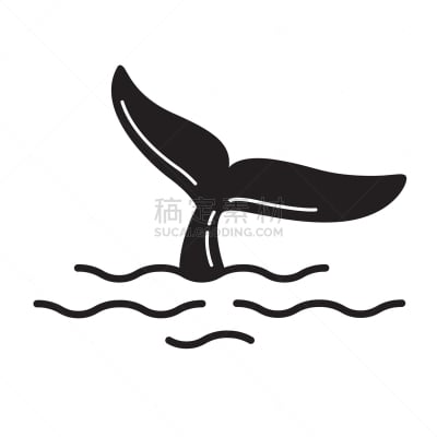 绘画插图,符号,海豚,鲨鱼,卡通,尾巴,矢量,海洋,品牌名称,鲸