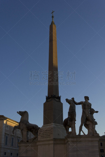 方尖石塔,蒙特奇特利欧宫,圭里纳莱宫,垂直画幅,建筑,无人,宫殿,欧洲,罗马风格,创造力