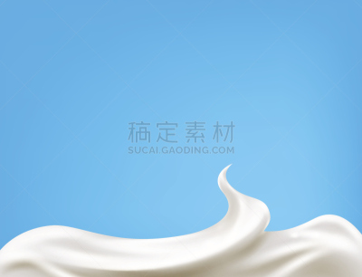 蓝色背景,酸奶油,分离着色,蛋黄酱,酸奶,生奶油,蘸料,饮水喷泉,奶油,水滴