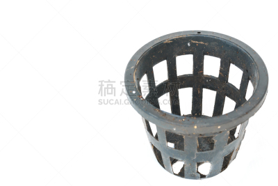 泥土,花盆,分离着色,新的,图像,仅一朵花,现代,想法,白色