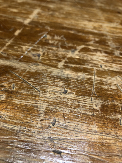 桌子,木制,平视角,垂直画幅,美国,仿旧磨损的效果,风化的,无人,疤,涂料