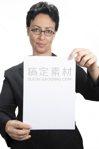 白色,女人,背景分离,肖像,现代,商业金融和工业,拿着,消息