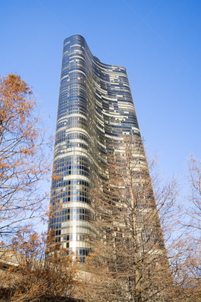 湖尖塔,摩天大楼,垂直画幅,天空,无人,户外,美洲,都市风景,美国中西部地区,彩色图片