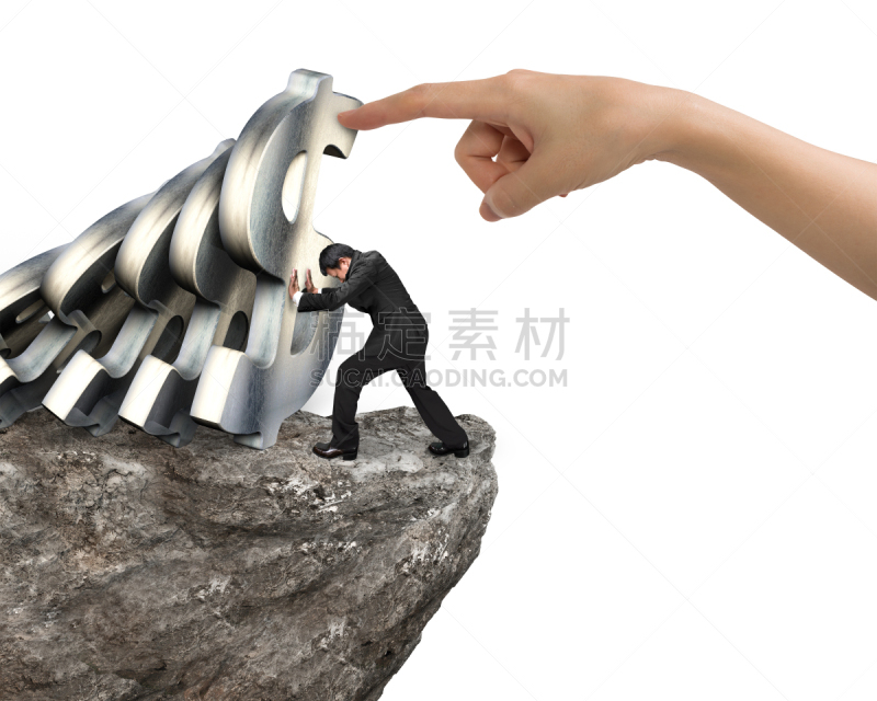 男商人,手,女人,数字键4,水平画幅,美元符号,风险,想法,部分,商业金融和工业