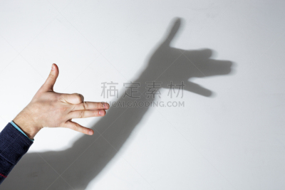 阴影,狗,进行中,木偶,灰色,休闲活动,水平画幅,墙,符号
