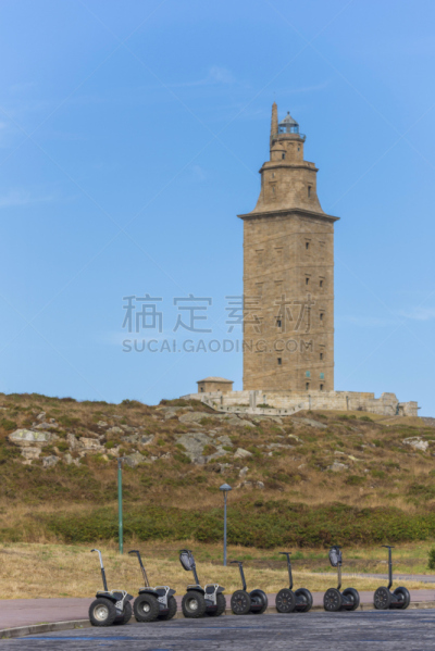 大力神,塔,垂直画幅,纪念碑,著名景点,加利西亚,阿科鲁尼亚,摄影,步行