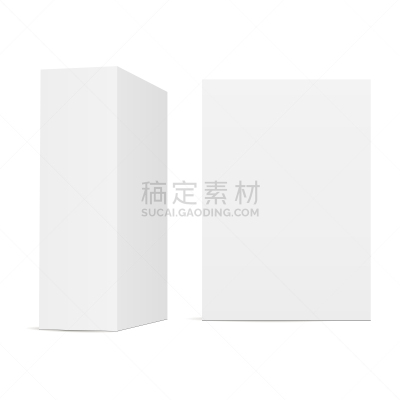 空白的,侧面视角,正面视角,数字2,纸箱,空的,背景分离,纸盒,模板,背景