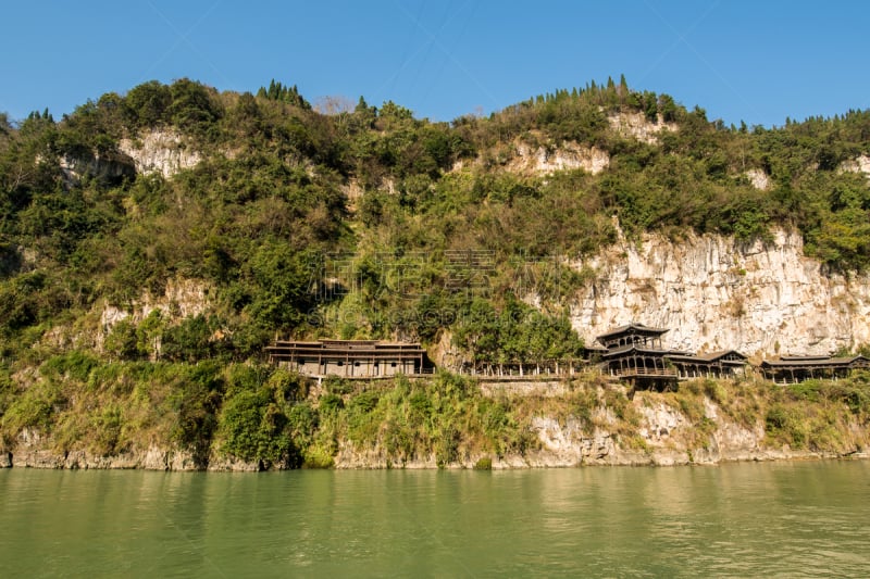 长江三峡,长江,风景,宜昌,湖北省,自然,水,天空,沟壑,水平画幅