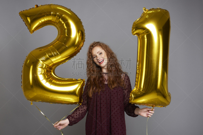 生日,女孩,周年纪念,波兰,肖像,健康,数字1,女性特质,夜总会,女人