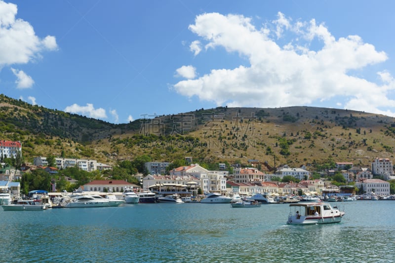 Balaklava Bay â one of the most convenient bays on the Black sea for mooring ships, the former submarine base