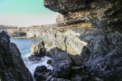 帕雅-德拉卡勒塔,风景,富埃特文图拉岛,洞穴,户外,水,天空,美,褐色,水平画幅
