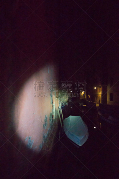 夜晚,运河,威尼斯,康那雷乔区,莫奈,印象主义,快艇,垂直画幅,天空,太空