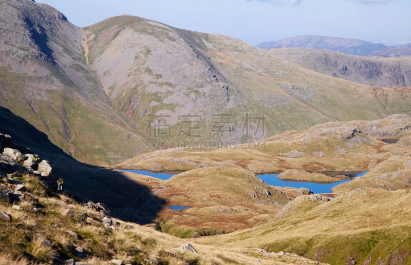 英格兰湖区,湖,看风景,西思韦特村,大盖博山,坎布里亚,水,水平画幅,山,英格兰