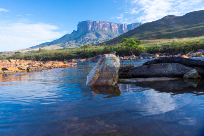 罗赖马山,平顶山区,罗赖马州,平顶山,canaima,委内瑞拉,南美,水平画幅,无人,户外