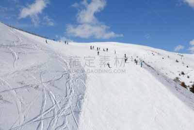 滑雪运动,法国,法尔梅尼尔,萨瓦,滑雪缆车,罗纳-阿尔卑斯,滑雪坡,自然,度假胜地,水平画幅
