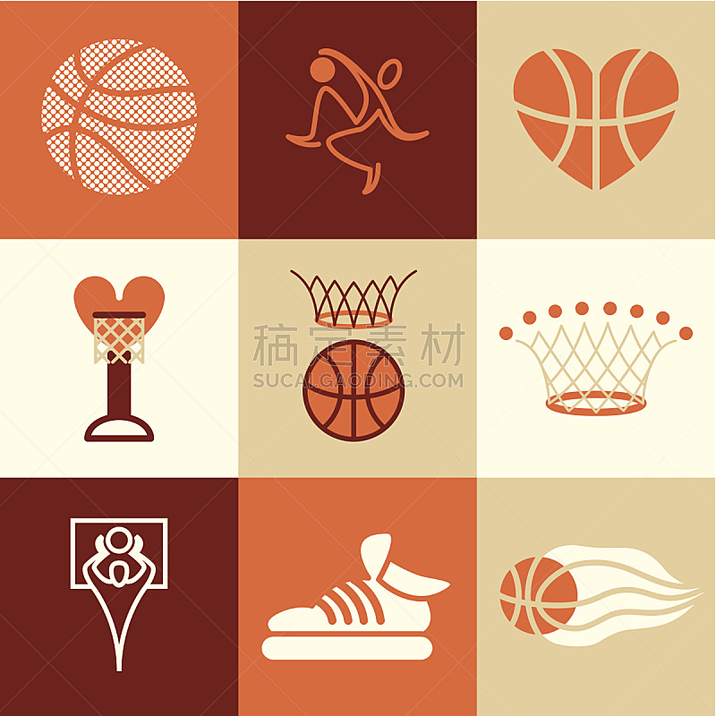符号,篮球运动,矢量,nba,篮球框,创造力,商务,篮子,球,运动