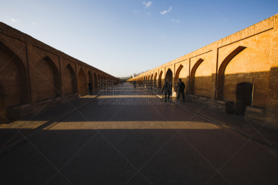 Si-o-Seh Pol, also called the Bridge of 33 Arches, Isfahan, Iran