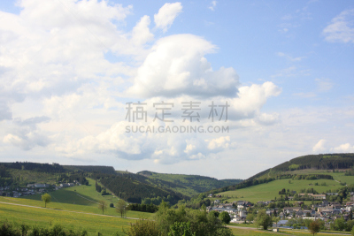维林根,度假胜地,水平画幅,地形,景观设计,无人,夏天,户外,黑森州,山脉