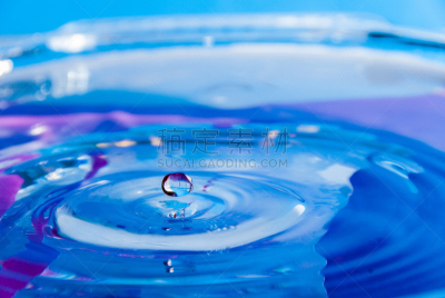 水,水滴,大特写,特写,蓝色,彩色图片,科学实验,实验室,光